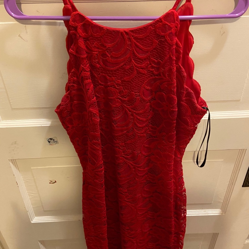 Red dress